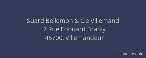 Suard Bellemon & Cie Villemand