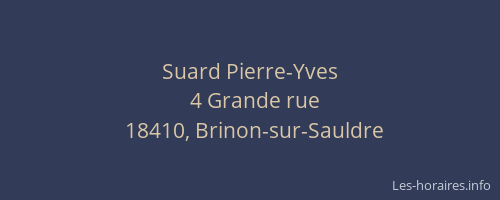 Suard Pierre-Yves