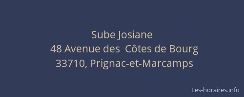 Sube Josiane