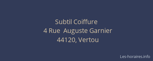 Subtil Coiffure