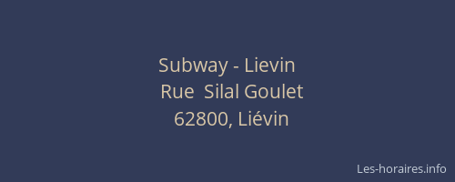 Subway - Lievin