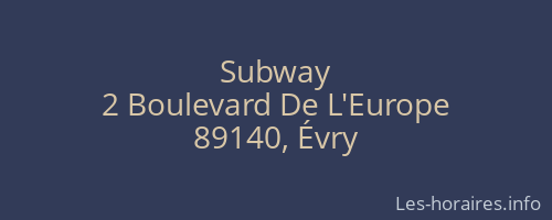 Subway