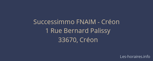 Successimmo FNAIM - Cr&eacute;on