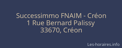 Successimmo FNAIM - Créon