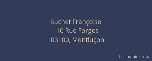 Suchet Françoise