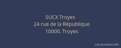 SUCX Troyes