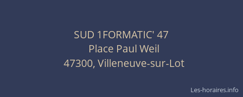 SUD 1FORMATIC' 47