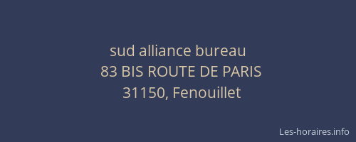 sud alliance bureau