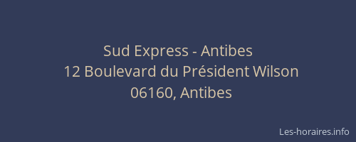 Sud Express - Antibes