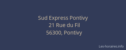 Sud Express Pontivy
