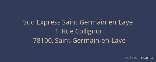 Sud Express Saint-Germain-en-Laye