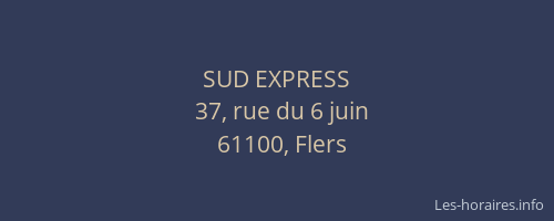 SUD EXPRESS