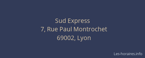 Sud Express
