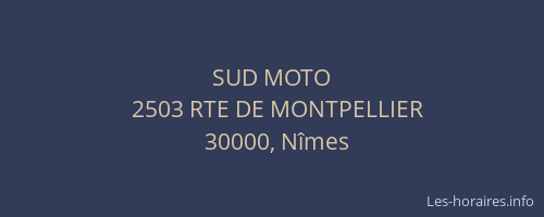 SUD MOTO