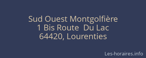 Sud Ouest Montgolfière
