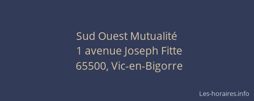 Sud Ouest Mutualit&eacute;