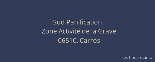 Sud Panification