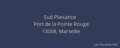 Sud Plaisance