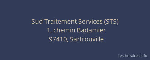 Sud Traitement Services (STS)