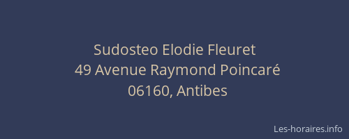 Sudosteo Elodie Fleuret