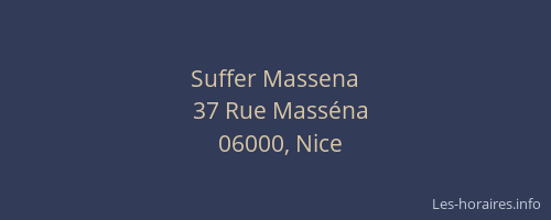 Suffer Massena