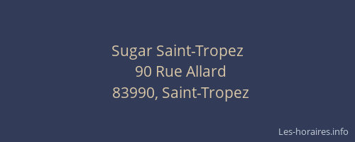Sugar Saint-Tropez
