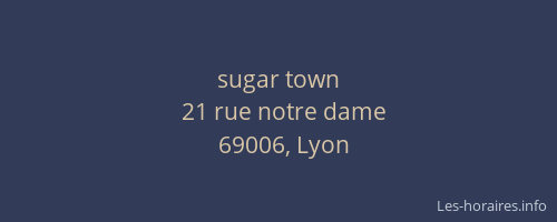sugar town
