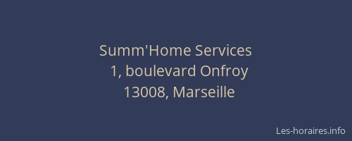 Summ'Home Services