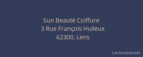 Sun Beauté Coiffure