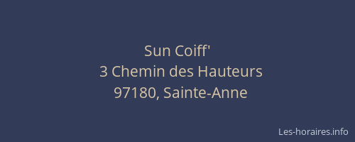 Sun Coiff'