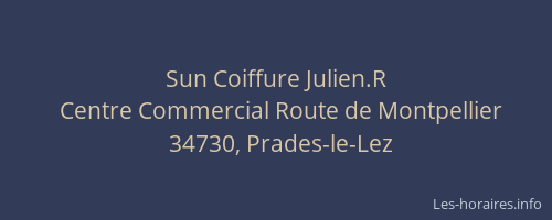 Sun Coiffure Julien.R