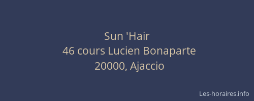 Sun 'Hair