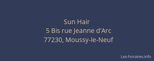 Sun Hair