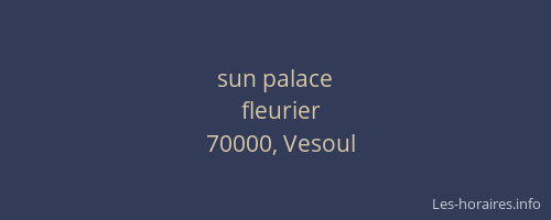 sun palace