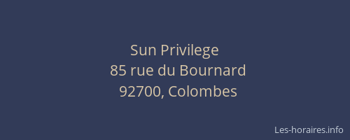 Sun Privilege
