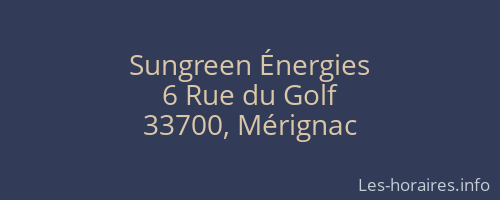 Sungreen Énergies
