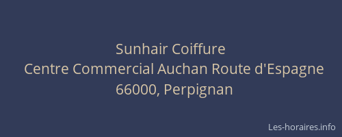 Sunhair Coiffure