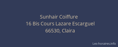 Sunhair Coiffure