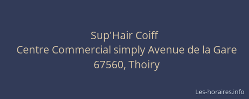 Sup'Hair Coiff