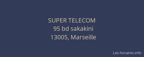 SUPER TELECOM