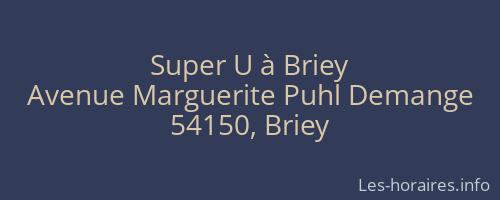 Super U à Briey