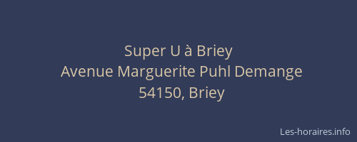 Super U à Briey