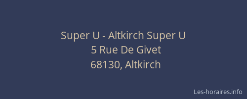 Super U - Altkirch Super U