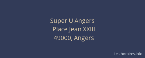 Super U Angers
