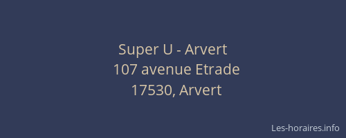 Super U - Arvert