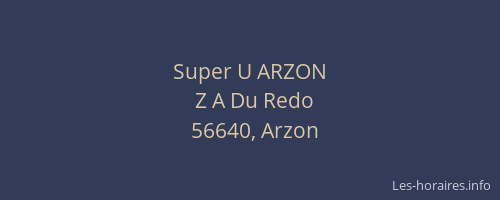 Super U ARZON