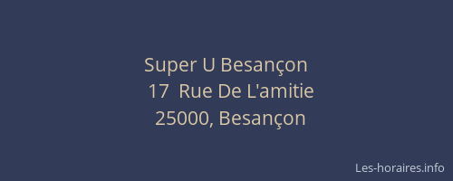 Super U Besançon