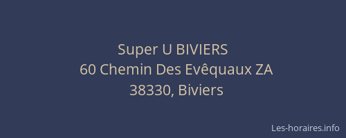 Super U BIVIERS