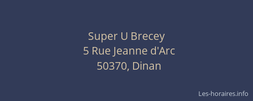 Super U Brecey