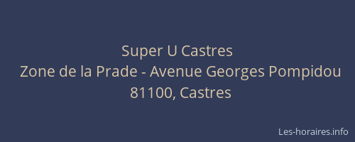 Super U Castres